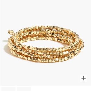 JCrew Factory Tiny beads stretch bracelets set-of-six